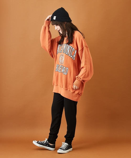 CUBE SUGAR(キューブシュガー)の「ウォームフライス レギンス(レギンス/スパッツ・レディース・ブラック/ダークブラウン/チャコールグレー・M)」の8枚目の写真