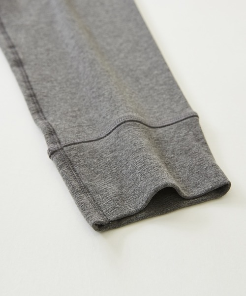 CUBE SUGAR(キューブシュガー)の「ウォームフライス レギンス(レギンス/スパッツ・レディース・ブラック/ダークブラウン/チャコールグレー・M)」の15枚目の写真