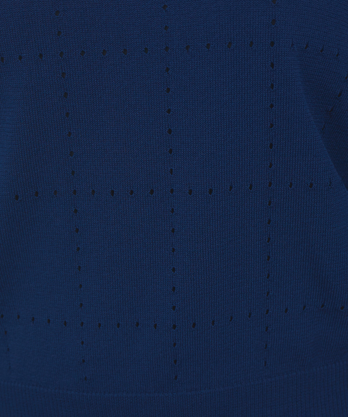 Rouge vif（ルージュヴィフ）の「【セットアップ対応】アイレットニットプルオーバー（ニット/セーター・レディース・ネイビー/ブラック・フリー）」の13枚目の写真