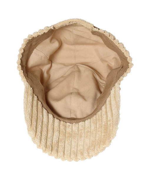 14+（イチヨンプラス）の「コーデュロイキャップ（キャップ・レディース・ブラック/ダークブラウン/ベージュ/ブラウン/オフホワイト/ピンク/ミント・FREE）」の19枚目の写真