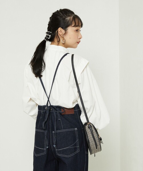 FREAK'S STORE(フリークスストア)の「バルーンスリーブブラウス(シャツ/ブラウス・レディース・レンガ/ブラック/ホワイト・フリ-)」の16枚目の写真