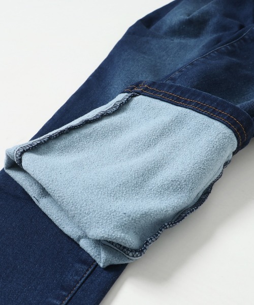 KRIFF MAYER Kid's Collection（クリフメイヤーキッズコレクション）の「JOYFULアタタカデニム（デニムパンツ・キッズ・ダークブルー/ライトブルー・120/160/130/170/150/140）」の10枚目の写真