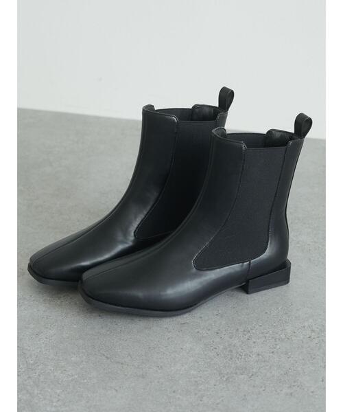 Green Parks(グリーンパークス)の「【WEB限定サイズあり】サイドゴアブーツ**(ブーツ・レディース・ブラック/その他8・M/S/XL/XS/L)」の4枚目の写真