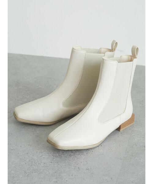 Green Parks(グリーンパークス)の「【WEB限定サイズあり】サイドゴアブーツ**(ブーツ・レディース・ブラック/その他8・M/S/XL/XS/L)」の5枚目の写真