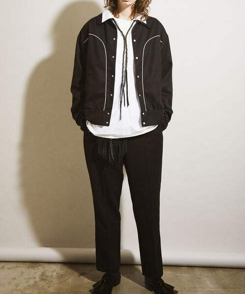 GLOSTER(グロスター)の「【GLOSTER/グロスター】JAPAN MADE リメイクレザー ネックレス(ネックレス・メンズ・ブラック・FREE)」の7枚目の写真