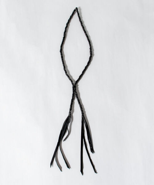 GLOSTER(グロスター)の「【GLOSTER/グロスター】JAPAN MADE リメイクレザー ネックレス(ネックレス・メンズ・ブラック・FREE)」の14枚目の写真