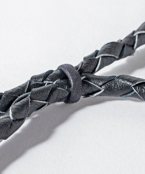 GLOSTER(グロスター)の「【GLOSTER/グロスター】JAPAN MADE リメイクレザー ネックレス(ネックレス・メンズ・ブラック・FREE)」の15枚目の写真