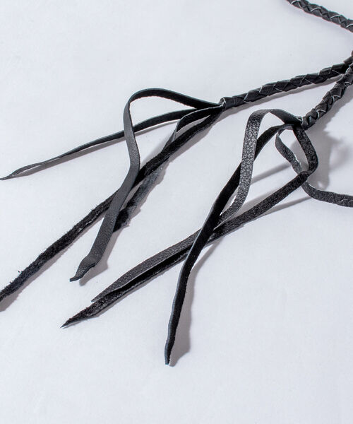 GLOSTER(グロスター)の「【GLOSTER/グロスター】JAPAN MADE リメイクレザー ネックレス(ネックレス・メンズ・ブラック・FREE)」の16枚目の写真