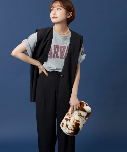 Auntie Rosa Holiday（アンティローザホリデー）の「カラーレスジレ（ベスト・レディース・アイボリー/ブラック/ブラウン・FREE）」の12枚目の写真