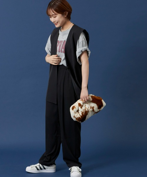 Auntie Rosa Holiday（アンティローザホリデー）の「カラーレスジレ（ベスト・レディース・アイボリー/ブラック/ブラウン・FREE）」の21枚目の写真