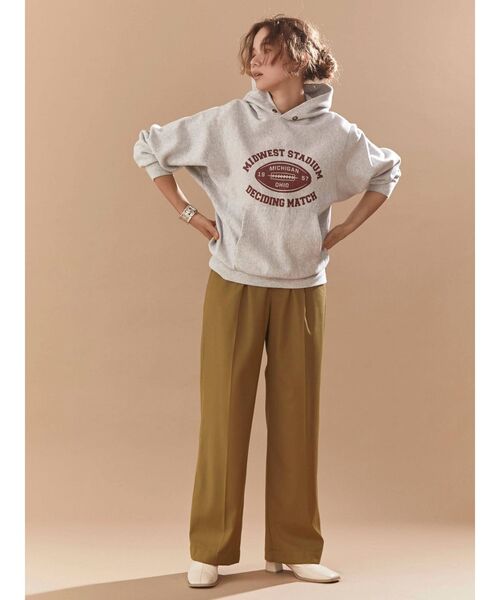 Ungrid(アングリッド)の「センタープレスルーズパンツ(その他パンツ・レディース・チャコールグレー/ブラウン/グリーン系その他・SMALL/MEDIUM)」の15枚目の写真