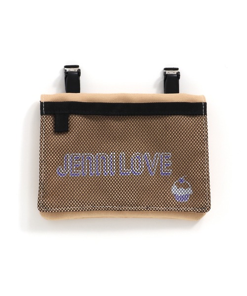 JENNI love（ジェニィラブ）の「ロゴマルチポケット（ボディバッグ/ウエストポーチ・キッズ・ラベンダー/ベージュ/ブラック・F）」の9枚目の写真