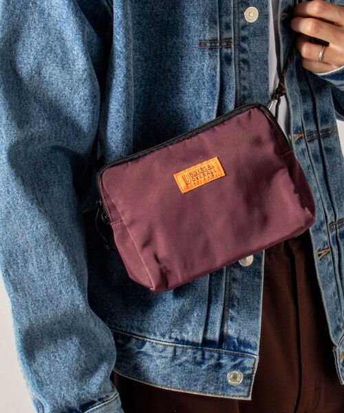 UNIVERSAL OVERALL（ユニバーサルオーバーオール）の「《新色追加》【UNIVERSAL OVERALL】NEW DELTA サコッチ＃UVO-064（ショルダーバッグ・メンズ・ベージュ/ブラック/バーガンディー/ダークグリーン・FREE）」の4枚目の写真