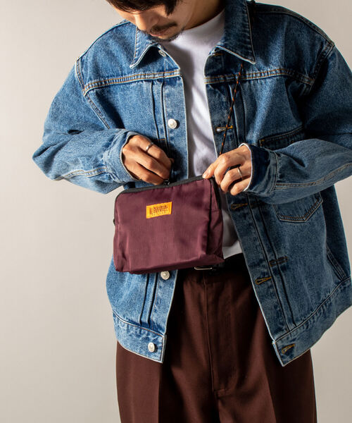 UNIVERSAL OVERALL（ユニバーサルオーバーオール）の「《新色追加》【UNIVERSAL OVERALL】NEW DELTA サコッチ＃UVO-064（ショルダーバッグ・メンズ・ベージュ/ブラック/バーガンディー/ダークグリーン・FREE）」の7枚目の写真