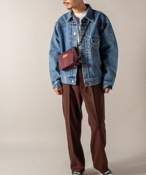 UNIVERSAL OVERALL（ユニバーサルオーバーオール）の「《新色追加》【UNIVERSAL OVERALL】NEW DELTA サコッチ＃UVO-064（ショルダーバッグ・メンズ・ベージュ/ブラック/バーガンディー/ダークグリーン・FREE）」の17枚目の写真