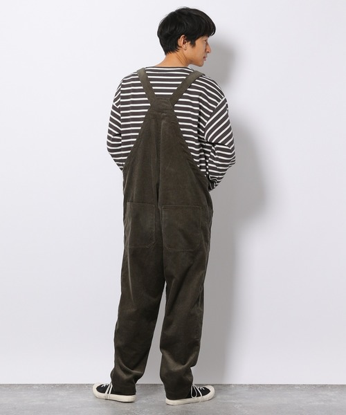 LAKOLE（ラコレ）の「コーデュロイオーバーオール / 217522（サロペット/オーバーオール・メンズ・ブラック/オリーブ/モカ/アイボリー・MEDIUM/LARGE）」の13枚目の写真
