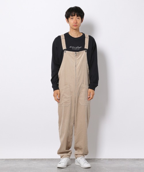 LAKOLE（ラコレ）の「コーデュロイオーバーオール / 217522（サロペット/オーバーオール・メンズ・ブラック/オリーブ/モカ/アイボリー・MEDIUM/LARGE）」の8枚目の写真