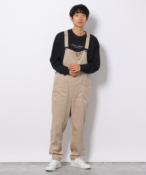 LAKOLE（ラコレ）の「コーデュロイオーバーオール / 217522（サロペット/オーバーオール・メンズ・ブラック/オリーブ/モカ/アイボリー・MEDIUM/LARGE）」の15枚目の写真