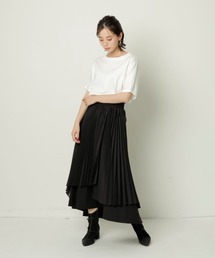 CADUNE（カデュネ）の「プリーツレイヤードスカート（スカート）」 - WEAR