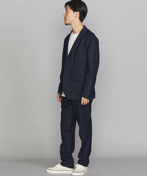 BEAUTY&YOUTH UNITED ARROWS(ビューティーアンドユースユナイテッドアローズ)の「BY ストレッチ サキソニー スリム パンツ -セットアップ対応-(スラックス・メンズ・グレー/ネイビー/その他1・M/S/L/XL)」の17枚目の写真