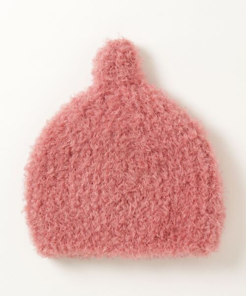 yield（イールド）の「【PixyPlanet】Kids TONGARI Watch（キッズ/子供用）KCD-K15028（ニットキャップ/ビーニー・キッズ・ベージュ/ピンク/ブルー・FREE）」の3枚目の写真