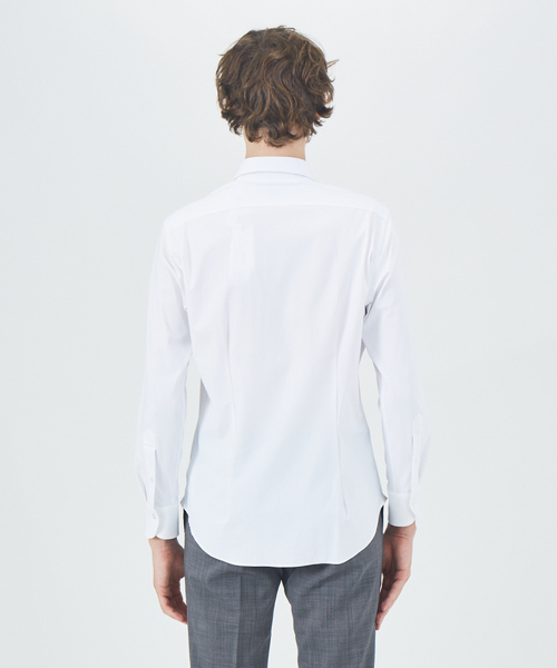 Bagutta(バグッタ)の「【別注】BAGUTTA EXCLUSIVE ストレッチ シャツ(シャツ/ブラウス・メンズ・ホワイト/カーキ/ブラウン・X-SMALL/S/M/L)」の6枚目の写真