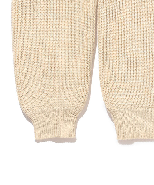 BEAMS（ビームス）の「BEAMS / 5ゲージ ルーズ ワッフル ニット（ニット/セーター・メンズ・ブラック/ホワイト系その他・MEDIUM/LARGE）」の13枚目の写真