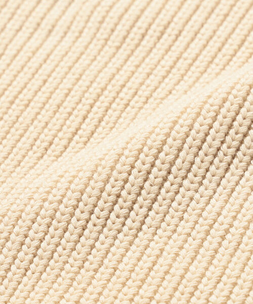 BEAMS（ビームス）の「BEAMS / 5ゲージ ルーズ ワッフル ニット（ニット/セーター・メンズ・ブラック/ホワイト系その他・MEDIUM/LARGE）」の12枚目の写真