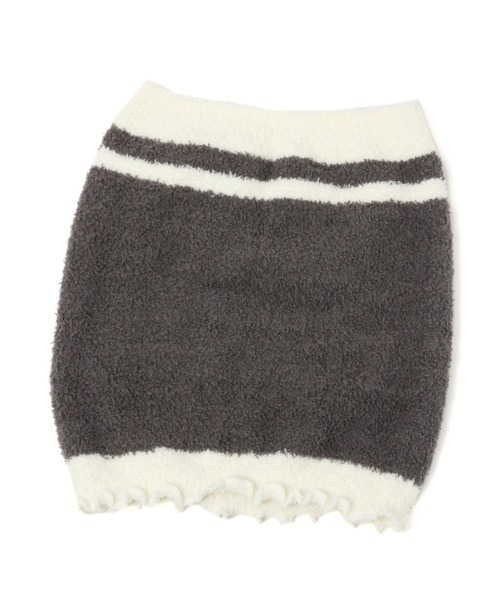 LAKOLE（ラコレ）の「ライン柄ニットボディウォーマー / 216584（その他ルームウェア・レディース・ベージュ/ピンク/グリーン/チャコール・FREE）」の9枚目の写真