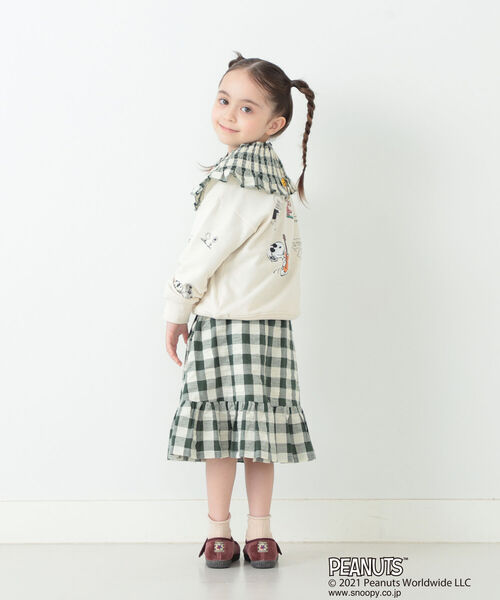 B:MING by BEAMS（ビーミングバイビームス）の「B:MING by BEAMS / Peanuts 総柄 スウェット（90~140cm）（スウェット・キッズ・オフホワイト/サックスブルー・120/130/140/100/110/90）」の12枚目の写真