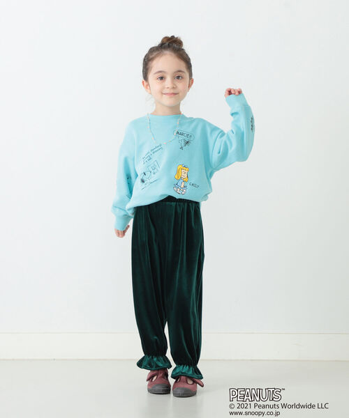 B:MING by BEAMS（ビーミングバイビームス）の「B:MING by BEAMS / Peanuts 総柄 スウェット（90~140cm）（スウェット・キッズ・オフホワイト/サックスブルー・120/130/140/100/110/90）」の19枚目の写真