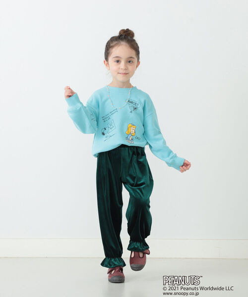 B:MING by BEAMS（ビーミングバイビームス）の「B:MING by BEAMS / Peanuts 総柄 スウェット（90~140cm）（スウェット・キッズ・オフホワイト/サックスブルー・120/130/140/100/110/90）」の22枚目の写真