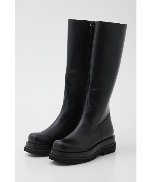 SLY（スライ）の「ROUND TOE KNEE BOOTS/ラウンドトゥニーブーツ（ブーツ・レディース・ブラック・SMALL/MEDIUM/LARGE）」の9枚目の写真