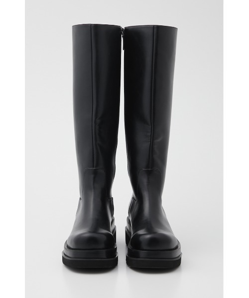 SLY（スライ）の「ROUND TOE KNEE BOOTS/ラウンドトゥニーブーツ（ブーツ・レディース・ブラック・SMALL/MEDIUM/LARGE）」の3枚目の写真