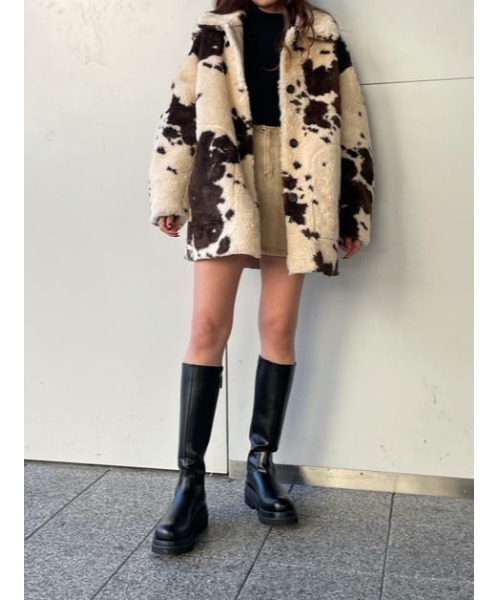 SLY（スライ）の「ROUND TOE KNEE BOOTS/ラウンドトゥニーブーツ（ブーツ・レディース・ブラック・SMALL/MEDIUM/LARGE）」の22枚目の写真
