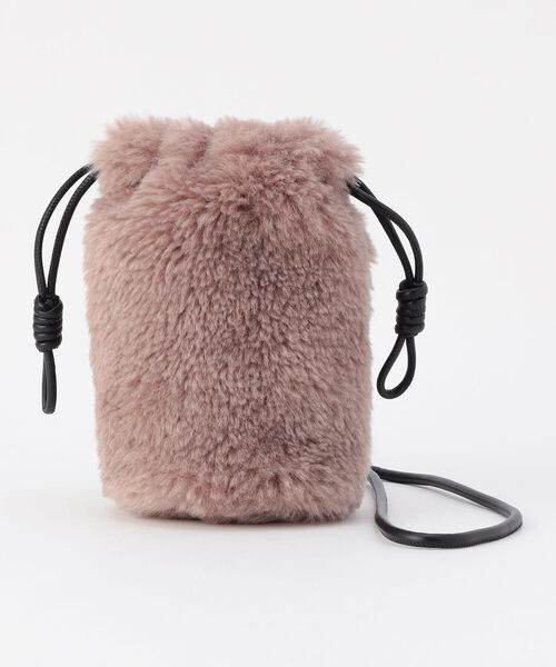 fredy repit（フレディレピ）の「【Finissage/フィニサージュ】ドロップファー ミニショルダーバッグ（ショルダーバッグ・レディース・ベージュ/ブラウン/ブルー/ライトパープル・FREE）」の17枚目の写真