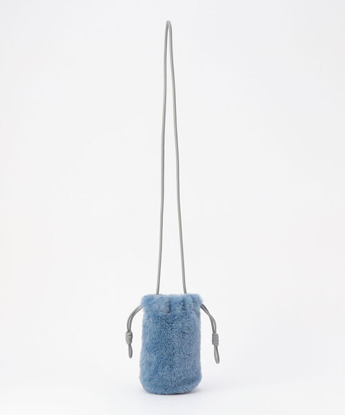 fredy repit（フレディレピ）の「【Finissage/フィニサージュ】ドロップファー ミニショルダーバッグ（ショルダーバッグ・レディース・ベージュ/ブラウン/ブルー/ライトパープル・FREE）」の11枚目の写真