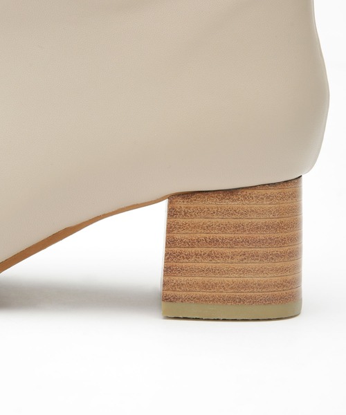 NANO universe（ナノユニバース）の「ラウンドショートブーツ（ブーツ・レディース・ブラック/ダークブラウン/グレー系その他4・38/36/37）」の13枚目の写真