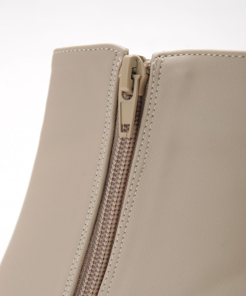 NANO universe（ナノユニバース）の「ラウンドショートブーツ（ブーツ・レディース・ブラック/ダークブラウン/グレー系その他4・38/36/37）」の7枚目の写真