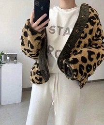 Jewelobe | レオパードボアブルゾン(ブルゾン)