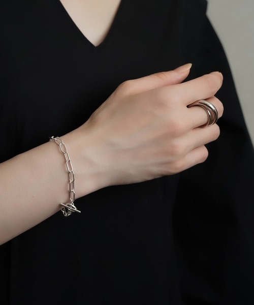 ISOLATION（アイソレーション）の「【ISOLATION / アイソレーション】silver925 Oval Chain Bracelet / オーバルチェーンブレスレット（ブレスレット・レディース・シルバー・16.5cm/19cm/17cm）」の10枚目の写真