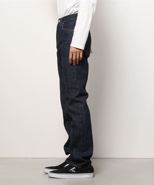 SETTO(セット)の「ボタンフライテーパードジーンズ(デニムパンツ・メンズ・インディゴブルー・28inch)」の3枚目の写真