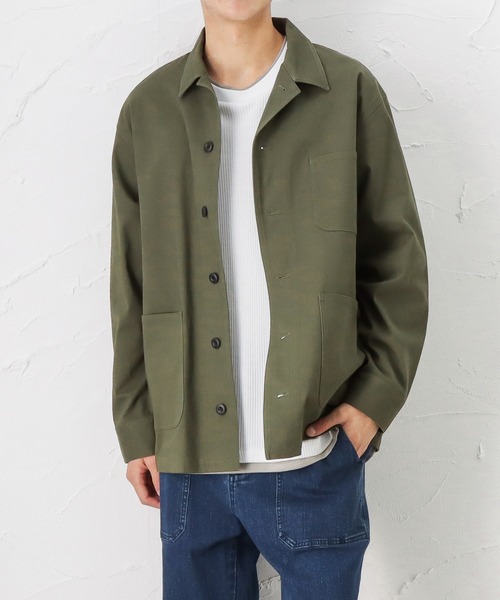 セール オーガニックコットン カバーオール デニムジャケット Navy ネイビー のファッション通販 Zozotown