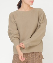シームレスガータードルマンニット