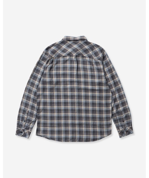 Hurley （ハーレー）の「M BEND BURNOUT FLANN / フランネルチェックシャツ（シャツ/ブラウス・メンズ・ブラック系その他/ブルー系その他・MEDIUM/SMALL/LARGE/X-LARGE）」の4枚目の写真