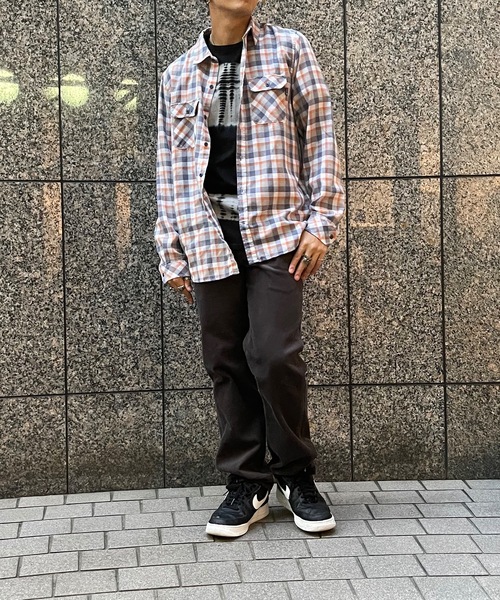 Hurley （ハーレー）の「M BEND BURNOUT FLANN / フランネルチェックシャツ（シャツ/ブラウス・メンズ・ブラック系その他/ブルー系その他・MEDIUM/SMALL/LARGE/X-LARGE）」の11枚目の写真