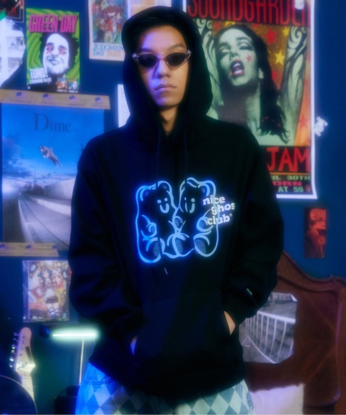 Istkunst Nice Ghost Club Gummy Bear Logo Hoodie ナイスゴーストクラブ グミベアー アンド ロゴ フーディー