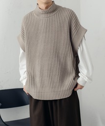 epnok | ハイネックニットベスト(ベスト)