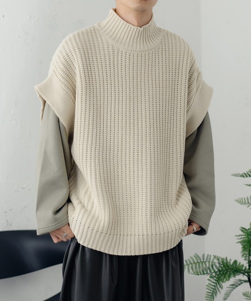 epnok（エプノック）の「ハイネックニットベスト（ベスト）」 - WEAR