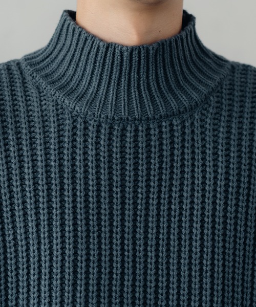 epnok（エプノック）の「ハイネックニットベスト（ベスト・メンズ・アイボリー/グレイッシュベージュ/グレイッシュブルー・SMALL/MEDIUM/LARGE）」の20枚目の写真